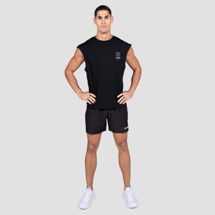 Majica bez rukava Discipline Black - GymBeam XXL
