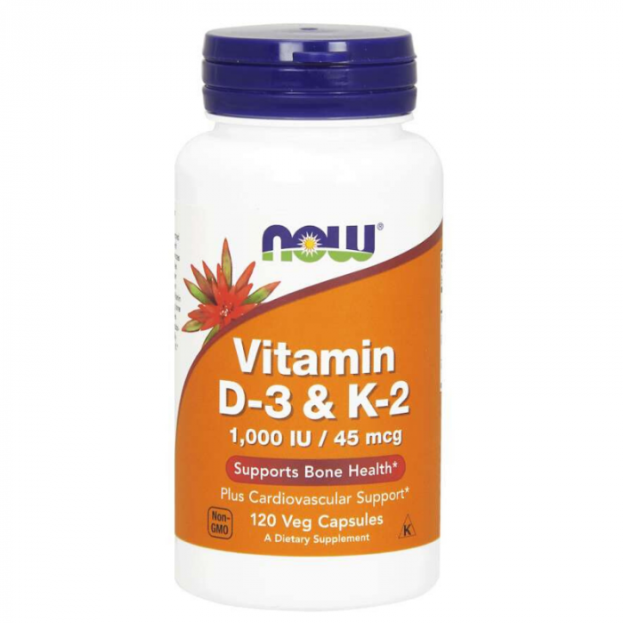 Vitamin D3 & K2 - NOW Foods