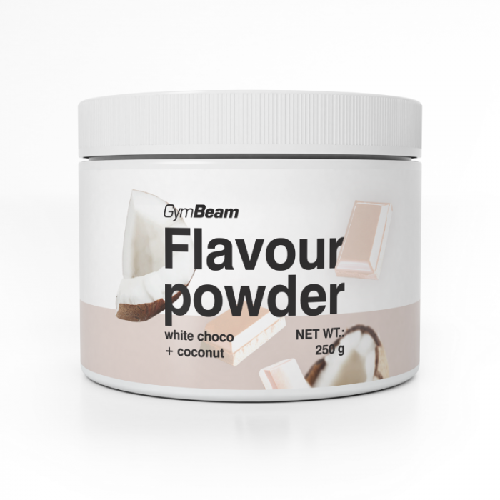 Flavour powder - GymBeam 250 g - banana s čoko čipsom