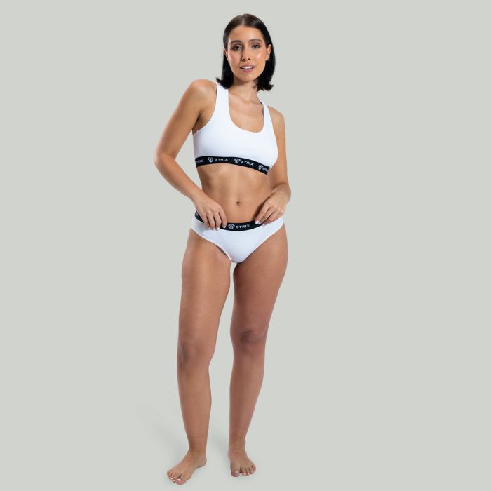 Ženske gaćice Essential Briefs 2Pack White - STRIX XL