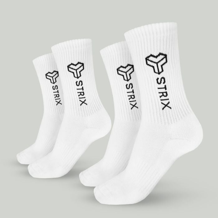 Čarape Essential Crew 2Pack White - STRIX M