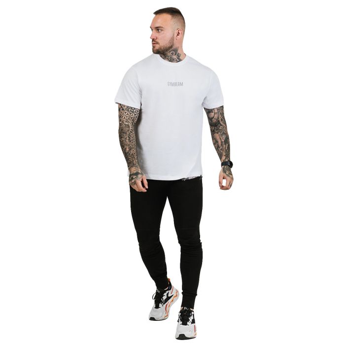 Majica kratkih rukava FIT White - GymBeam XL