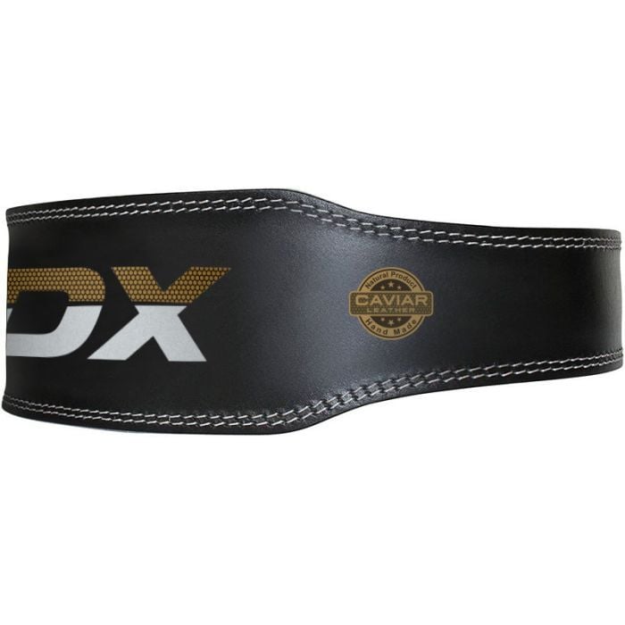 Fitness remen 6“ Leather Black/Gold - RDX Sports XXL
