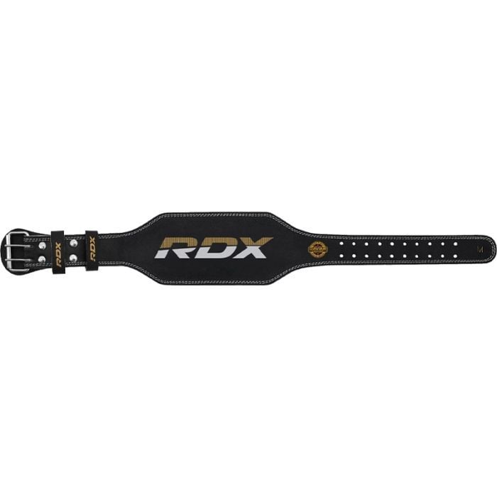 Fitness remen 6“ Leather Black/Gold - RDX Sports XXL