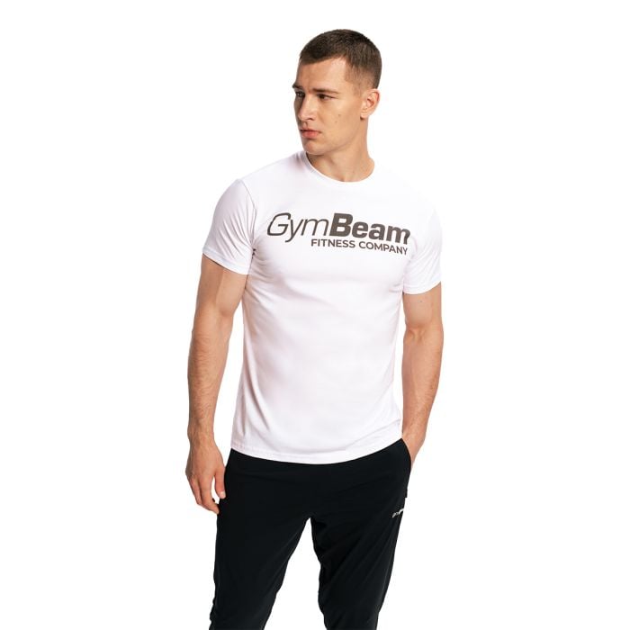 Majica Fitness White - GymBeam XL