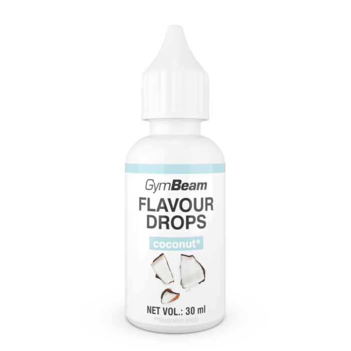 Flavour Drops - GymBeam 30 ml - kokos