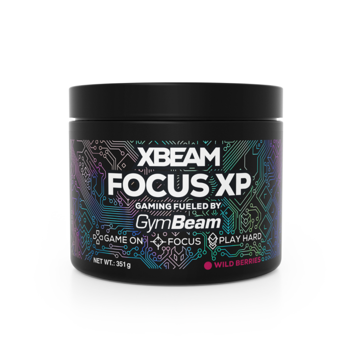 XBEAM Focus XP - GymBeam 351 g - šumsko voće