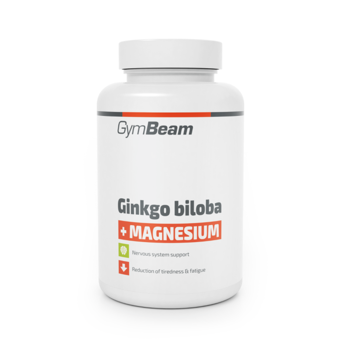 Ginko Biloba + Magnezij - GymBeam 90 kaps.
