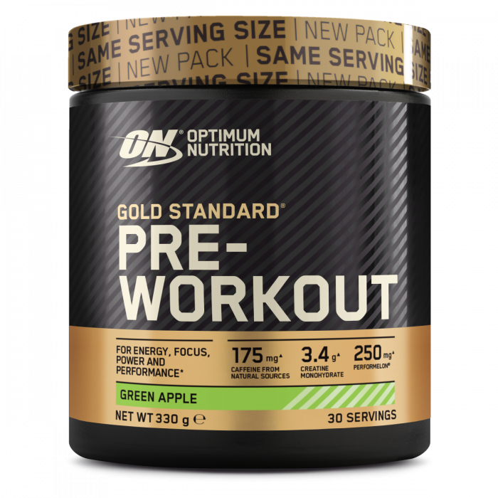 Pre-workout stimulans Gold Standard Pre-Workout - Optimum Nutrition zelena jabuka