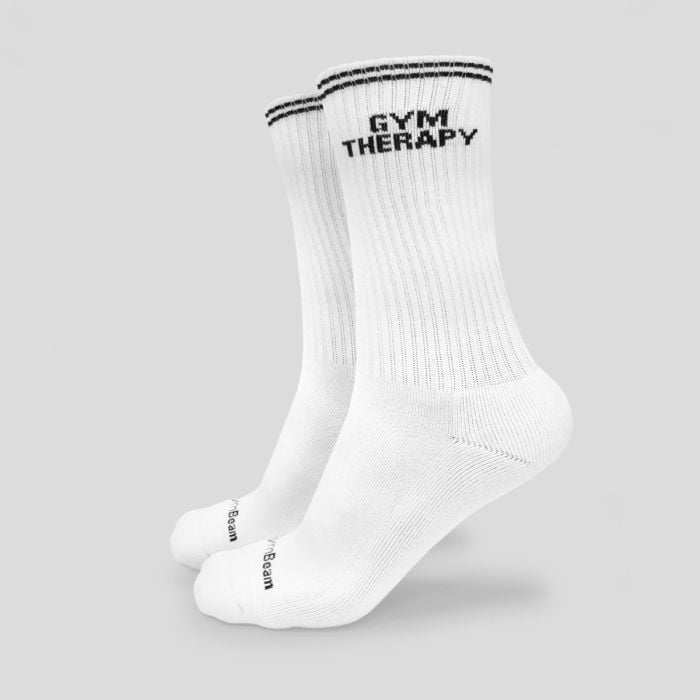 Čarape Gym Therapy White - GymBeam M