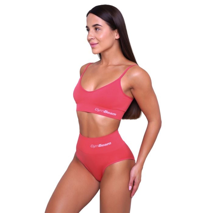 Gaćice Highrise 2Pack Pink - GymBeam L