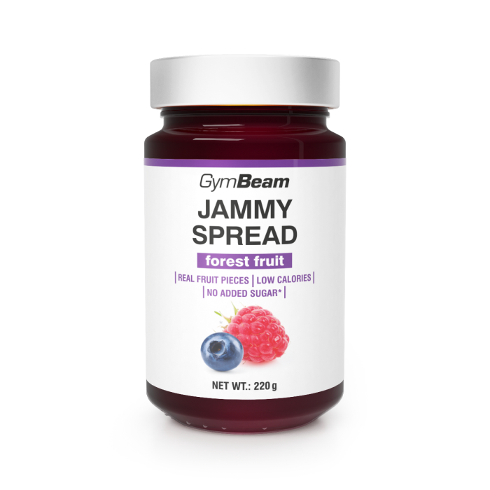 Jammy Spread - GymBeam 220 g - jagoda