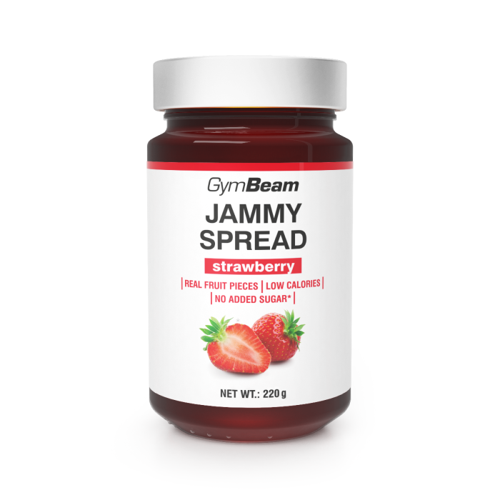 Jammy Spread - GymBeam 220 g - jagoda