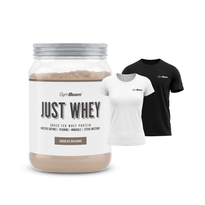 Just Whey Grass-Fed Protein – GymBeam 30 g - cookies & cream - 00
