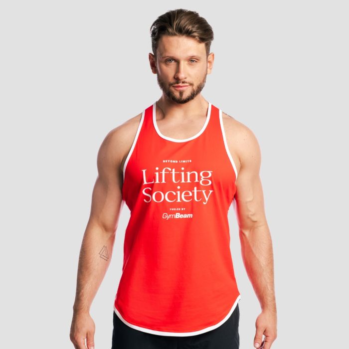 Majica bez rukava Lifting Society Flame - GymBeam XXL