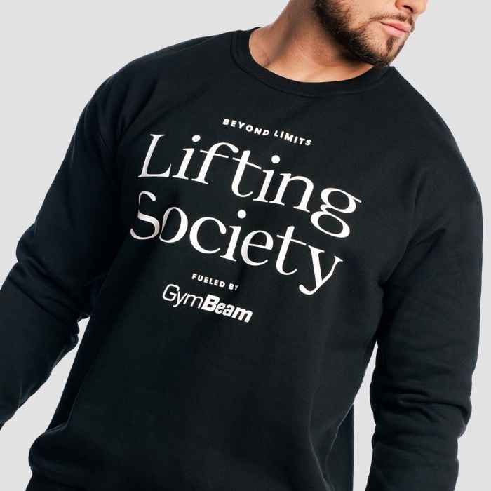 Dukserica Lifting Society Black - GymBeam L