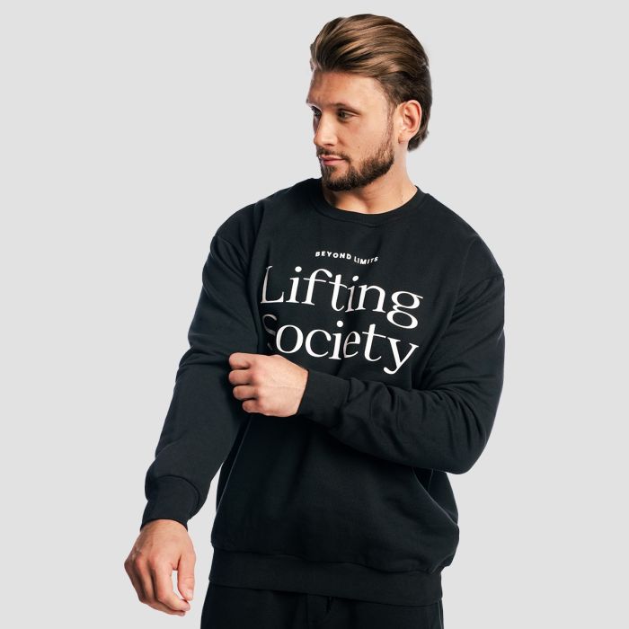 Dukserica Lifting Society Black - GymBeam L