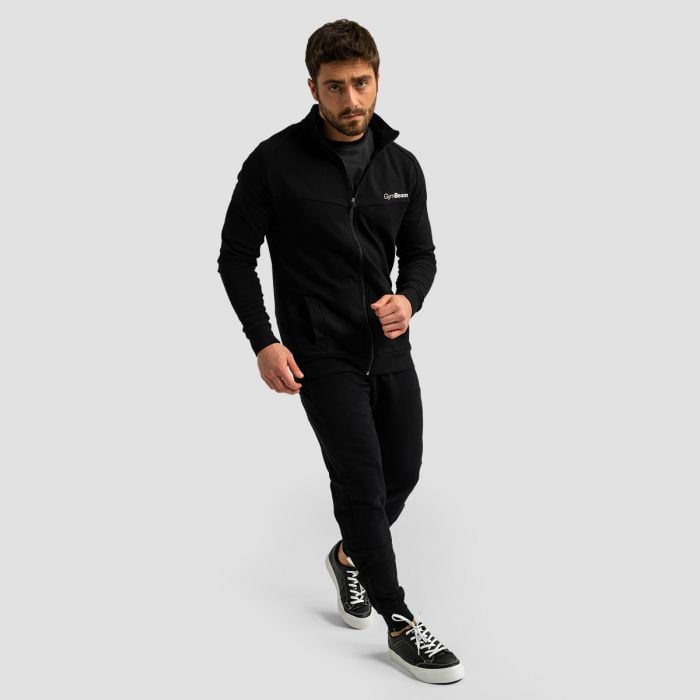 Muška dukserica Zip Up Limitless Black - GymBeam L
