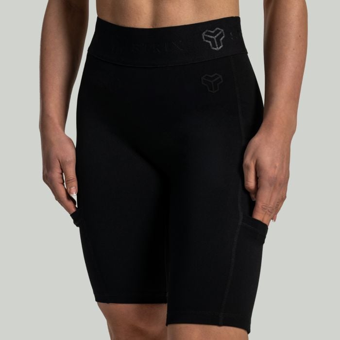 Women‘s Lunar Biker Shorts Black - STRIX S