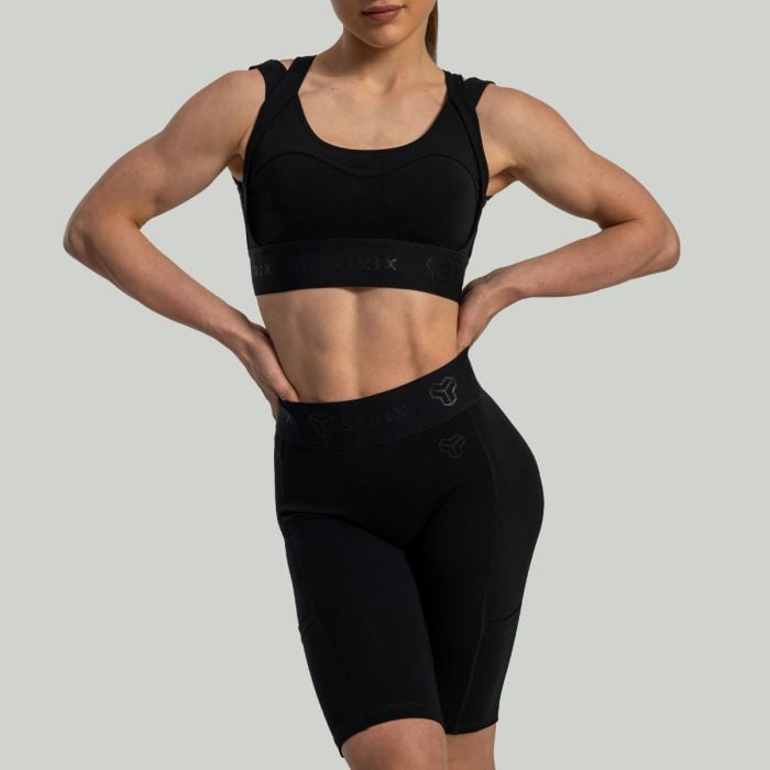 Women‘s Lunar Biker Shorts Black - STRIX S