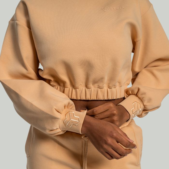 Ženska cropped dukserica Lunar Sandshell - STRIX L