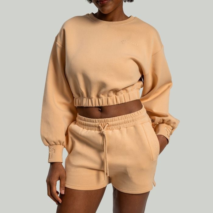Ženska cropped dukserica Lunar Sandshell - STRIX L