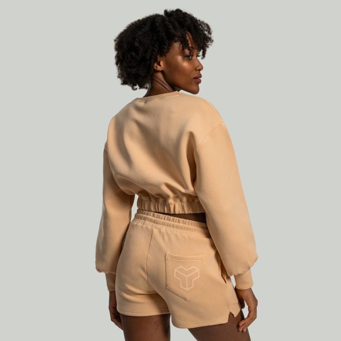 Ženska cropped dukserica Lunar Sandshell - STRIX L