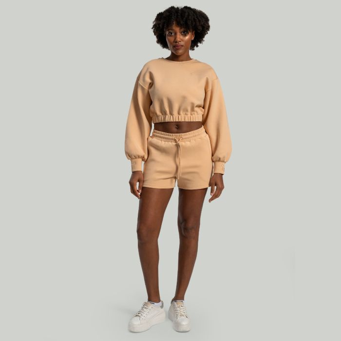 Ženska cropped dukserica Lunar Sandshell - STRIX L