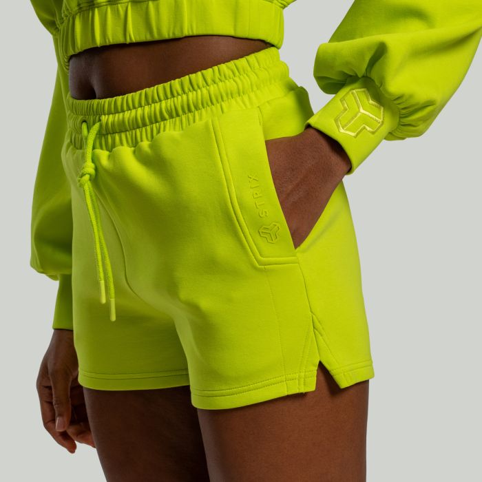 Women‘s Lunar Shorts Chartreuse - STRIX XL