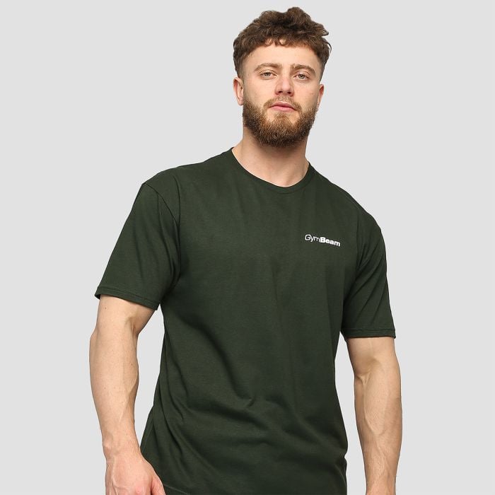 Men‘s Basic T-Shirt Green - GymBeam M