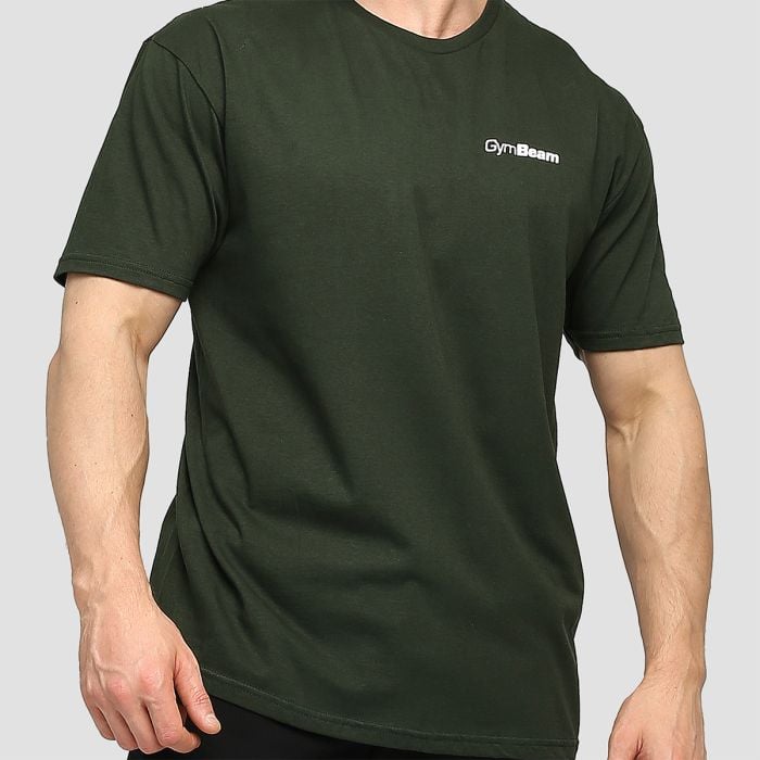 Men‘s Basic T-Shirt Green - GymBeam M