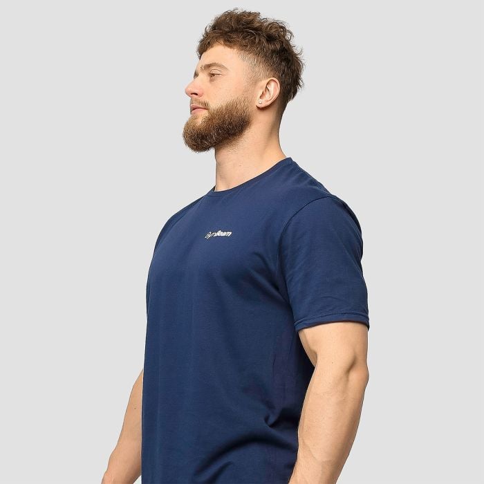 Men‘s Basic T-Shirt Navy Blue - GymBeam L