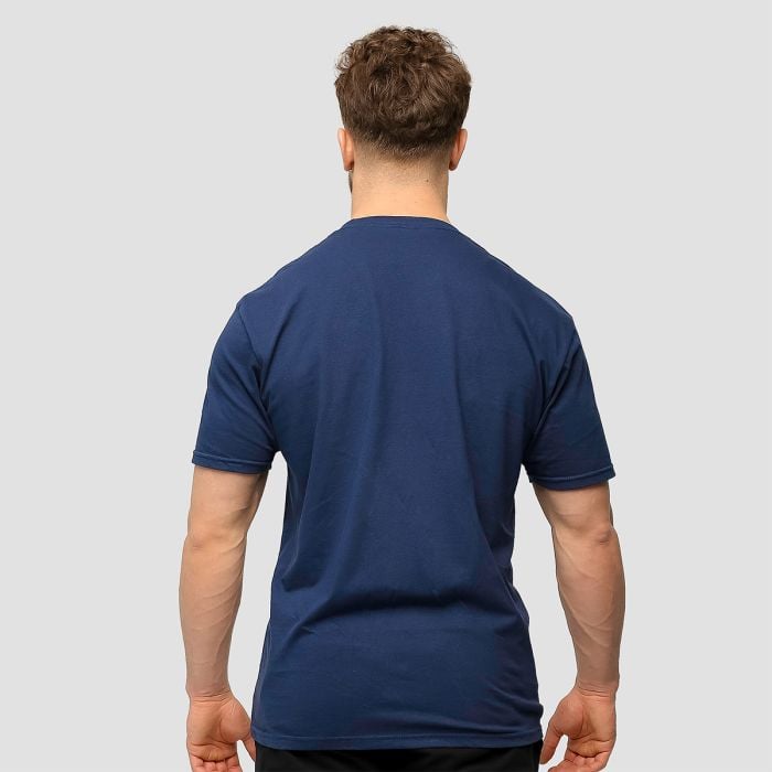 Men‘s Basic T-Shirt Navy Blue - GymBeam L