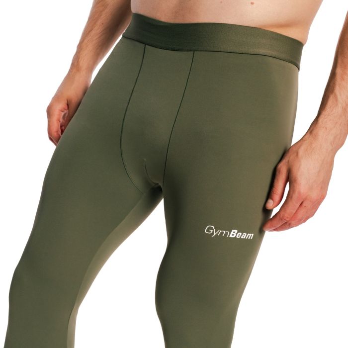 Muške tajice Combat Olive Grey - GymBeam XXL