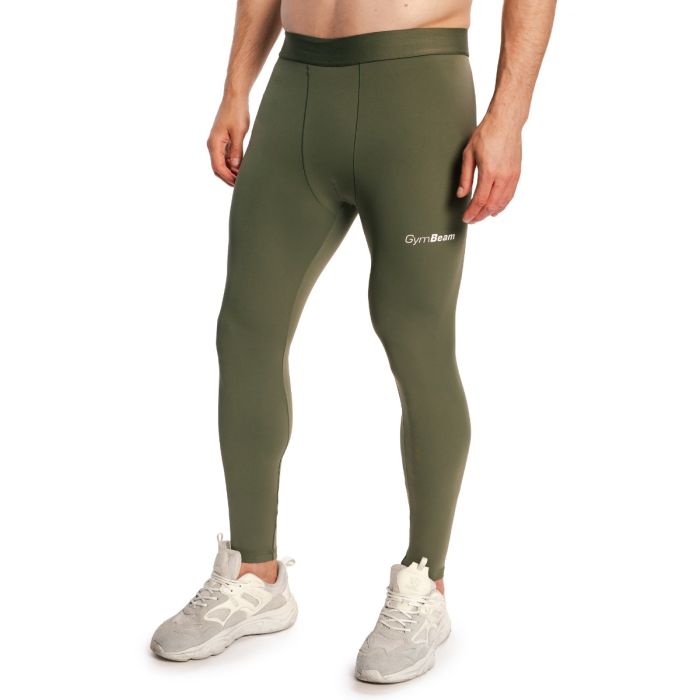 Muške tajice Combat Olive Grey - GymBeam XXL
