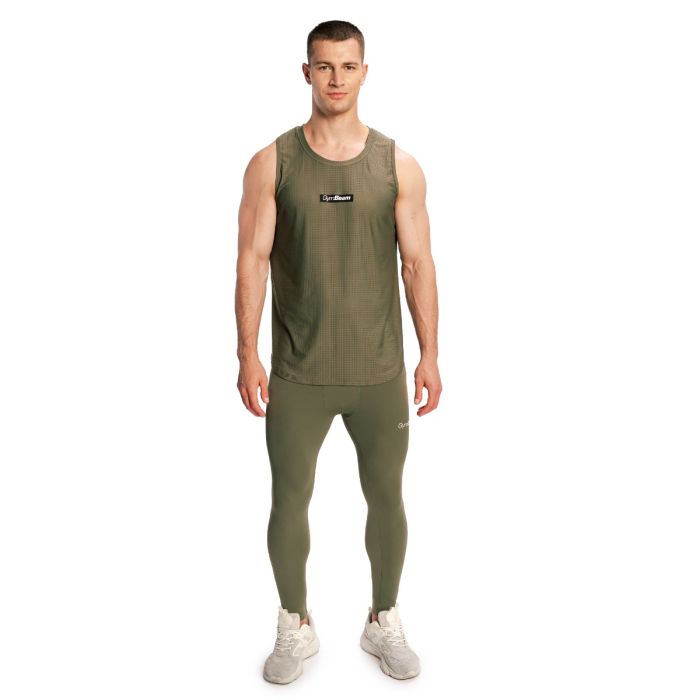 Muške tajice Combat Olive Grey - GymBeam XXL
