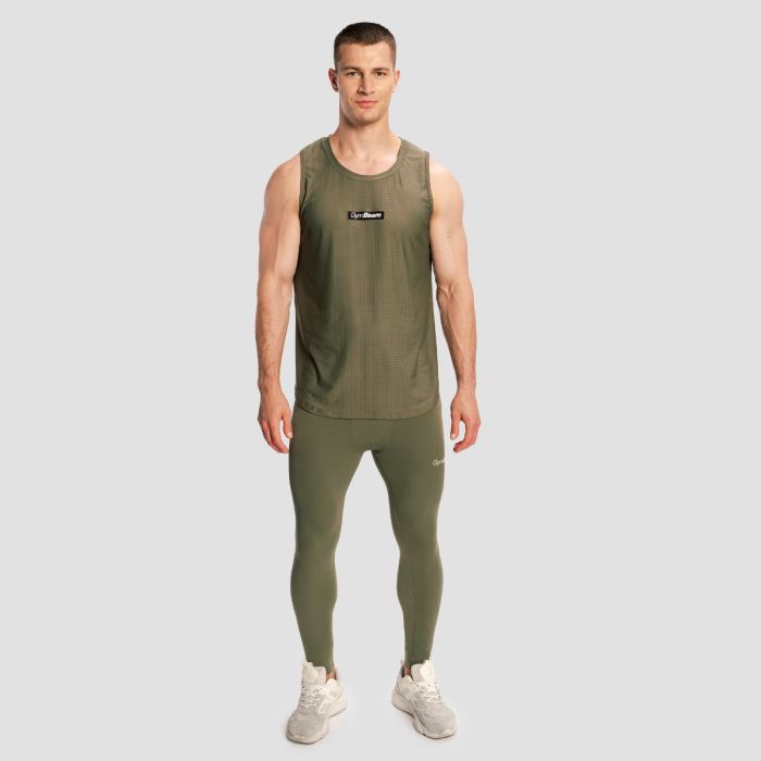Muške tajice Combat Olive Grey - GymBeam XXL