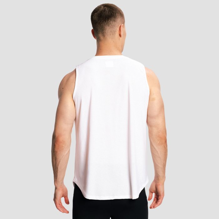 Muška majica bez rukava Combat White - GymBeam XXL