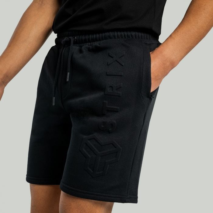 Embossed Shorts Black - STRIX S