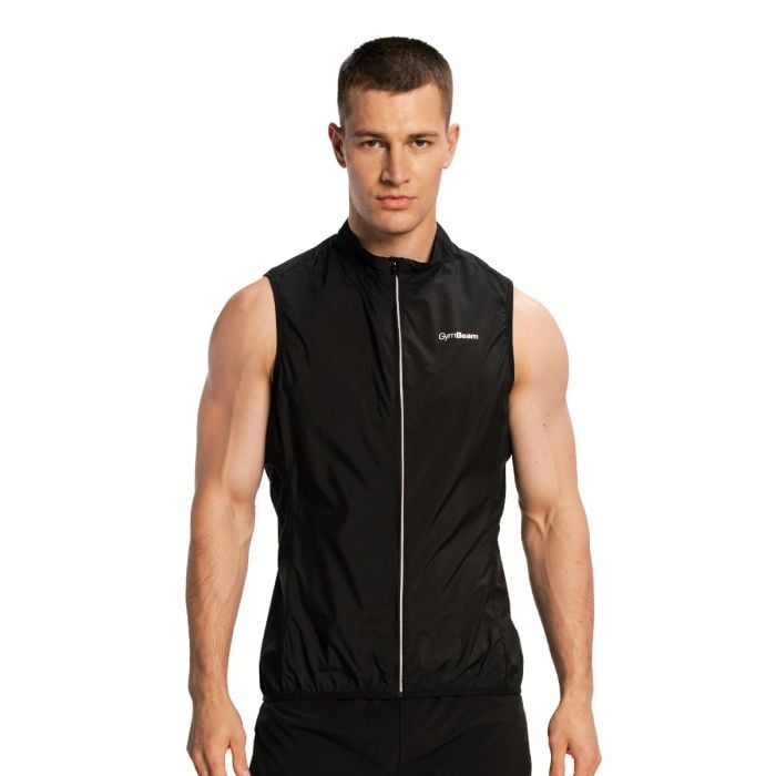 Muški prsluk Pulse X Running Black - GymBeam XXL