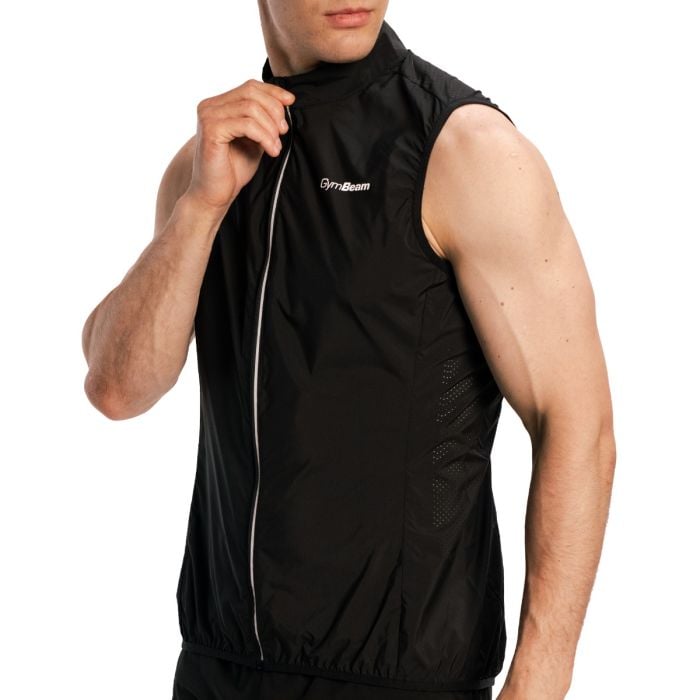 Muški prsluk Pulse X Running Black - GymBeam XXL