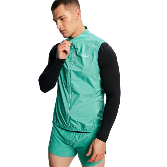 Muški prsluk Pulse X Running Green - GymBeam XXL