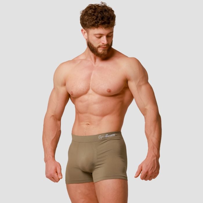 Muške bokserice Seamless 2Pack Army - GymBeam XXL