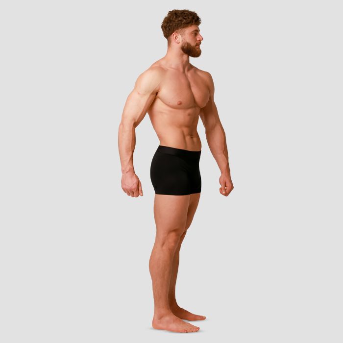 Muške bokserice Soft 2Pack Black - GymBeam M