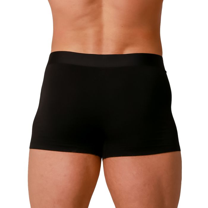 Muške bokserice Soft 2Pack Black - GymBeam M