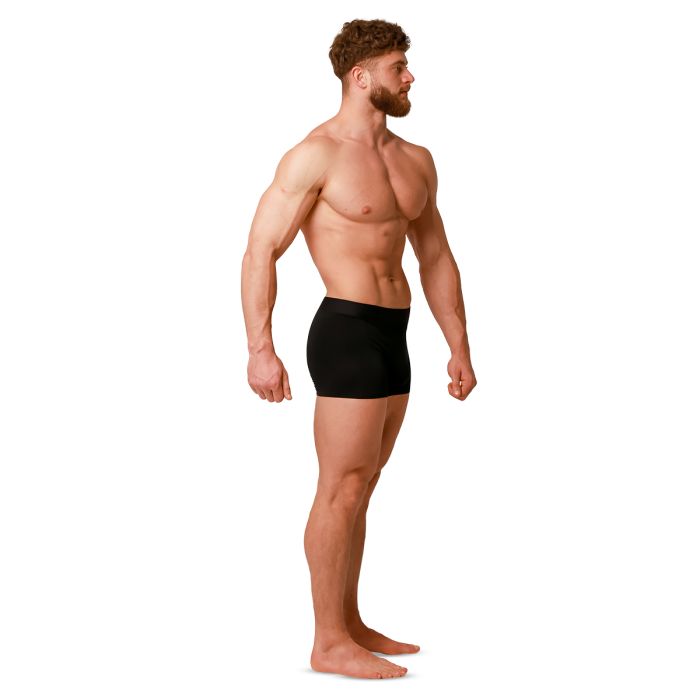 Muške bokserice Soft 2Pack Black - GymBeam M