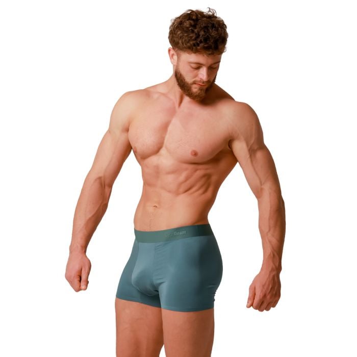Muške bokserice Soft 2Pack Blue - GymBeam XL