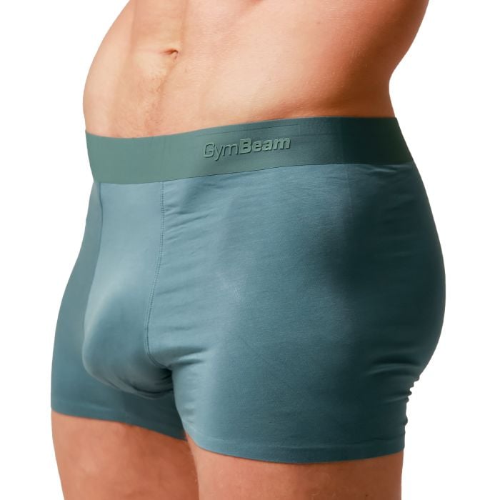 Muške bokserice Soft 2Pack Blue - GymBeam XL
