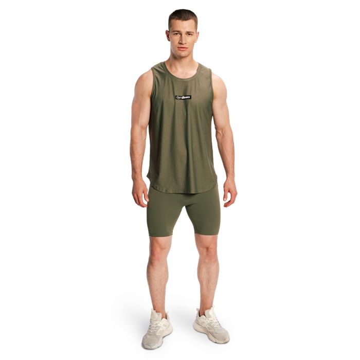 Muške kratke hlače Combat Olive Grey - GymBeam XXL