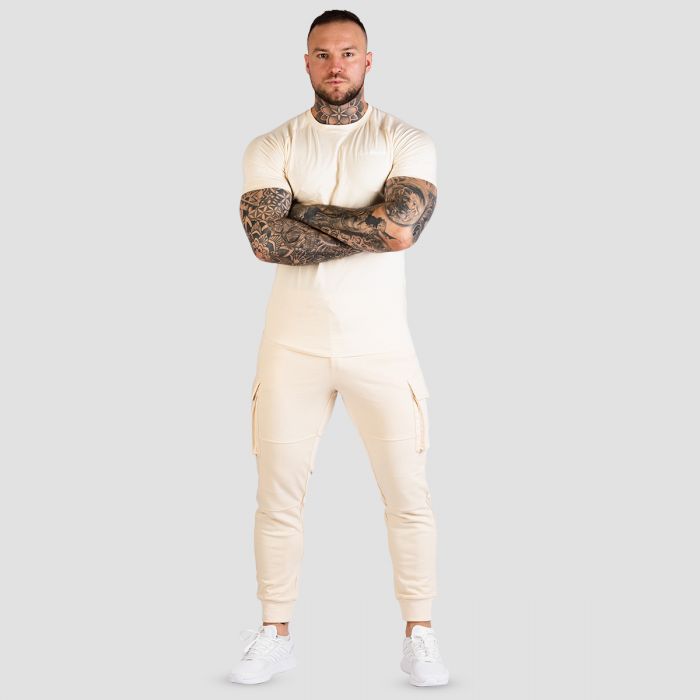 Muška majica Fitted TRN Sand - GymBeam XXL